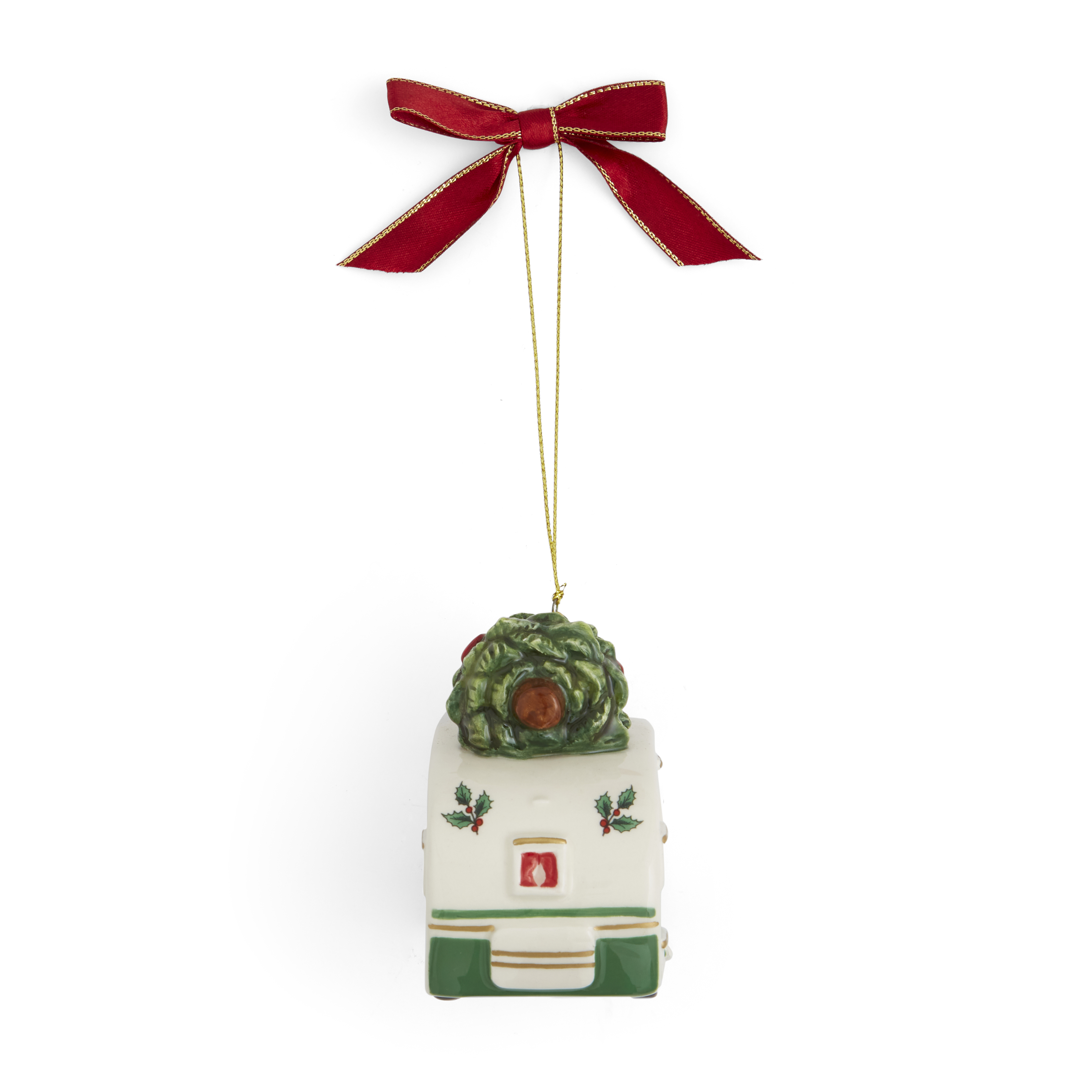 Christmas Tree Camper Van Ornament image number null